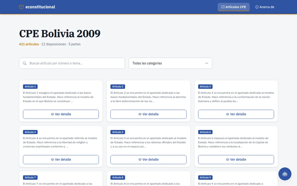 eConstitucional — captura de pantalla